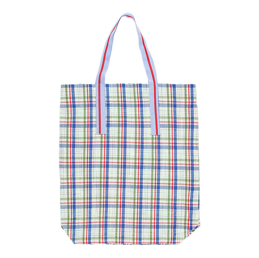 KIT COSTURA BOLSA LOLA SPECIAL EDITION CUADROS AZUL, ROJO Y VERDE
