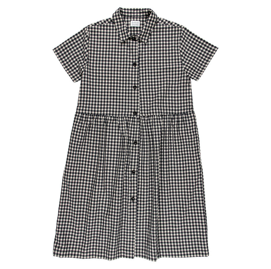 KIT COUTURE ROBE MARGA CARREAUX VICHY NOIR