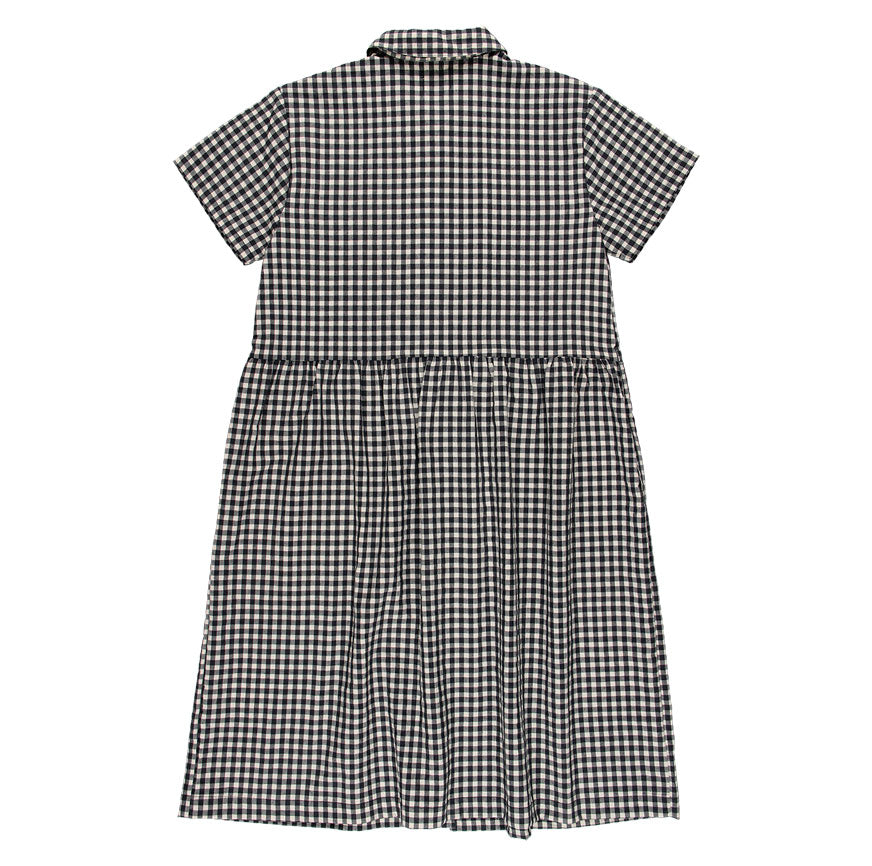 KIT COUTURE ROBE MARGA CARREAUX VICHY NOIR