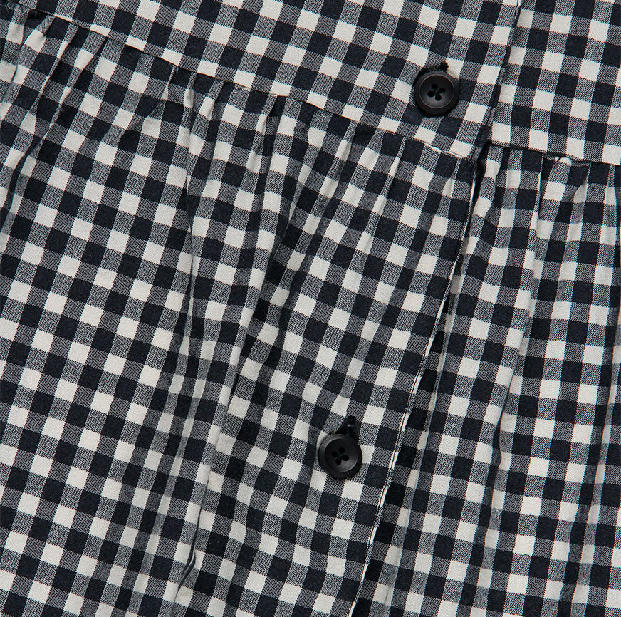 KIT COUTURE ROBE MARGA CARREAUX VICHY NOIR