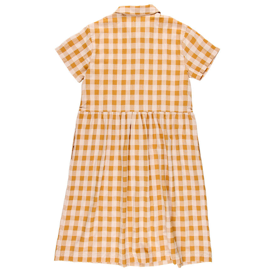 KIT DE COUTURE ROBE MARGA CARREAUX CARAMEL