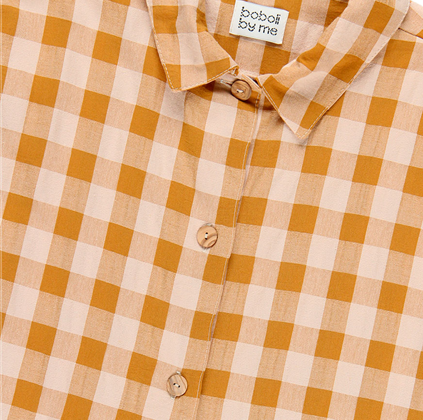 KIT DE COUTURE ROBE MARGA CARREAUX CARAMEL