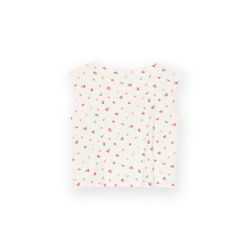 KIT CUCITO TOP MARIE MINI FIORI DA GIARDINO