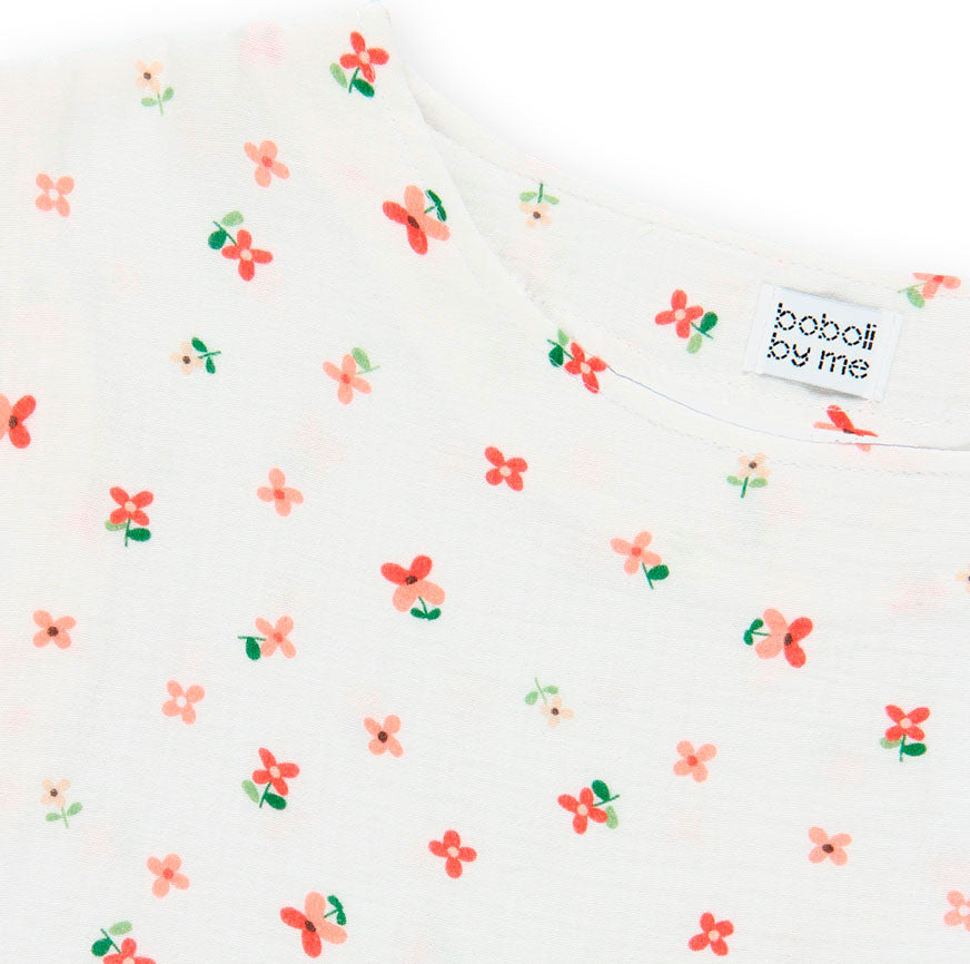 KIT CUCITO TOP MARIE MINI FIORI DA GIARDINO