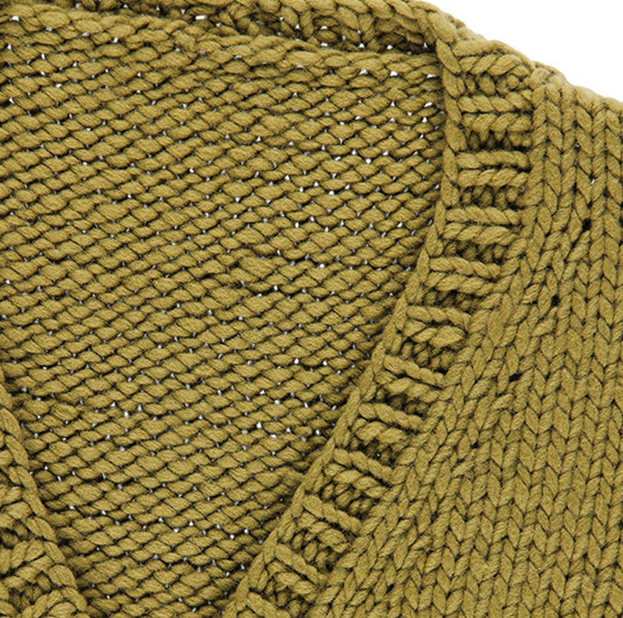 KIT PER LAVORARE A MAGLIA GILET NARA VERDE