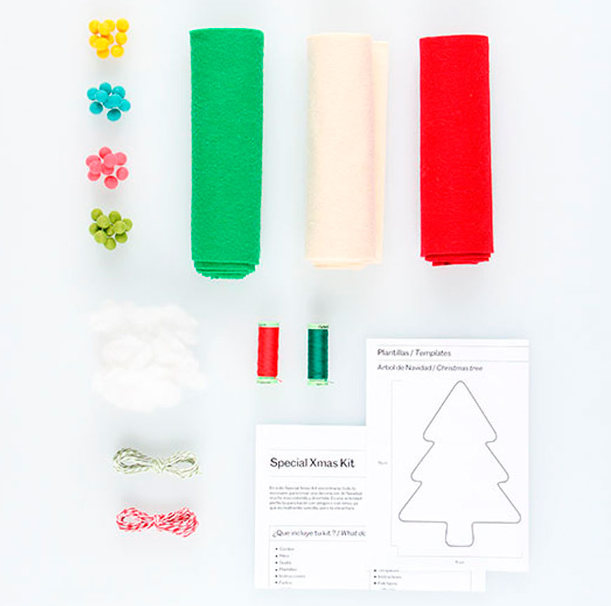 KIT DA CUCITO ORNAMENTI NATALIZI NOEL