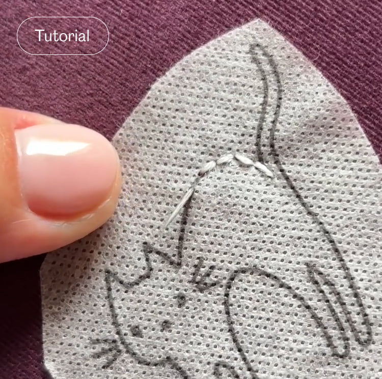 HALLOWEEN STITCHES EMBROIDERY KIT 🔮