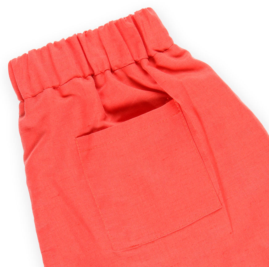 SEWING KIT WIDE PANTS PARKS SALMON