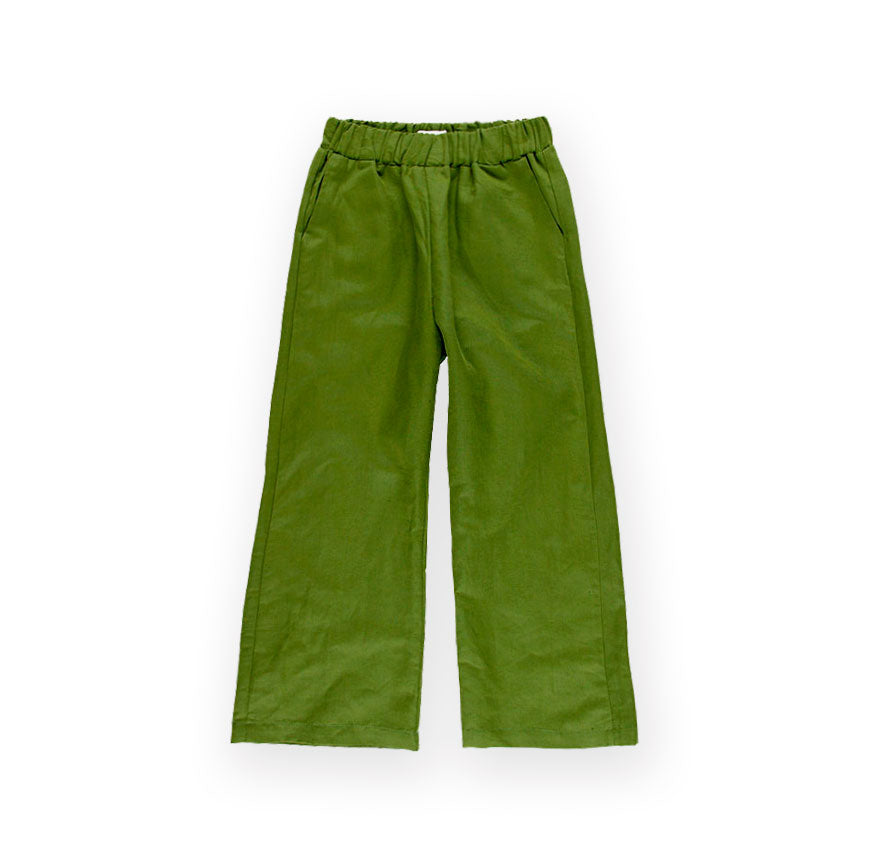 SEWING KIT WIDE PANTS PARKS OLIVE GREEN