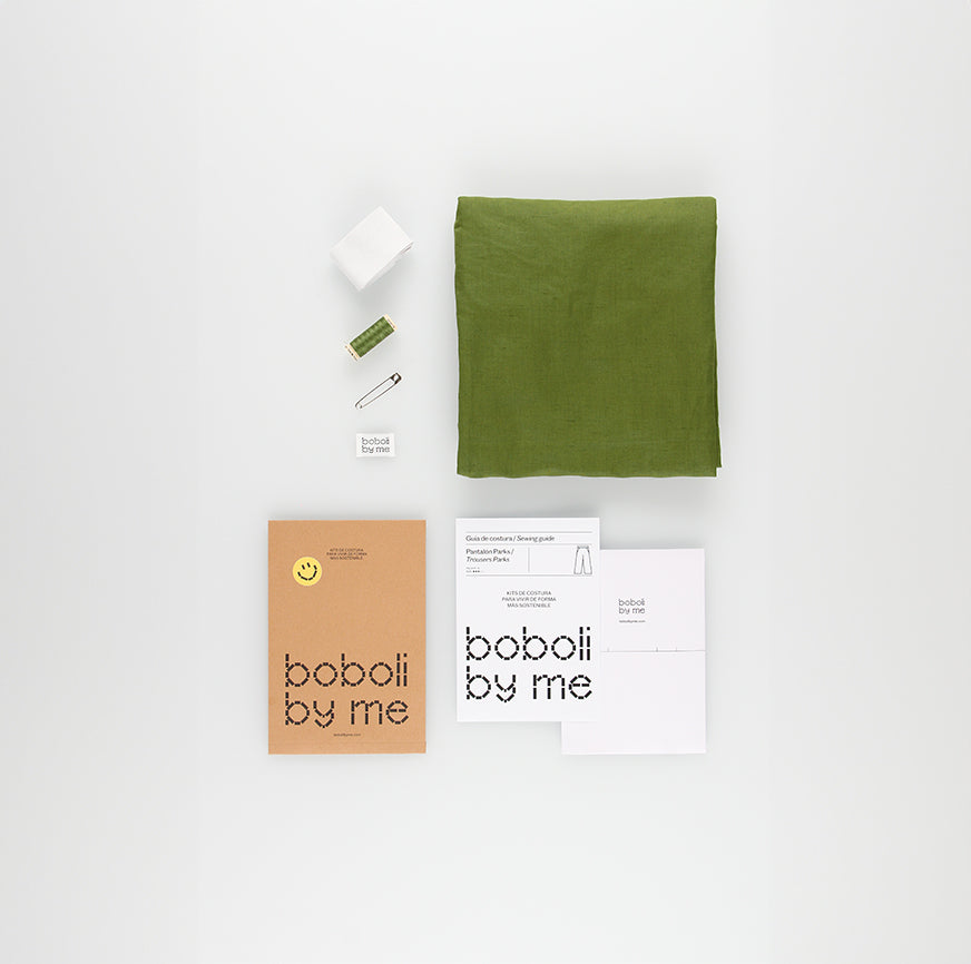 SEWING KIT WIDE PANTS PARKS OLIVE GREEN