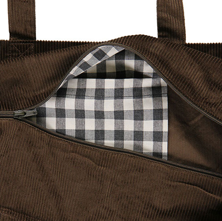 KIT DI CUCITO BORSA SAGA DI VELLUTO A COSTE BRONZO