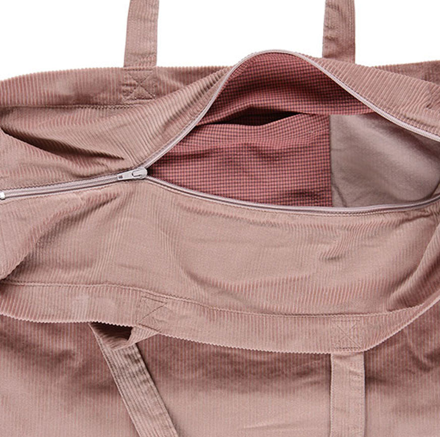 SAGA CORDUROY BAG SEWING KIT DUSTY PINK