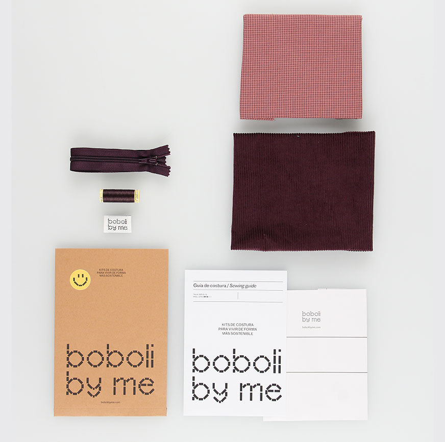 KIT COSTURA BOLSA SAGA BERENJENA