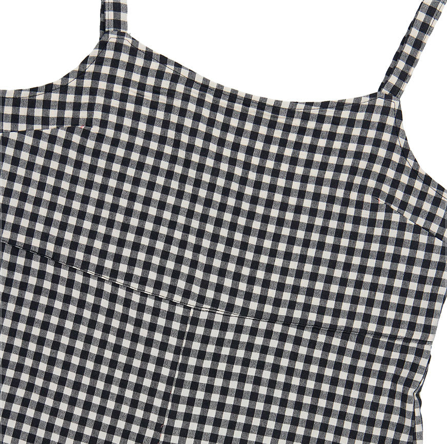 KIT COUTURE COMBINAISON SARA VICHY NOIR ET BLANC