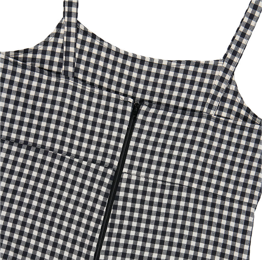 KIT COUTURE COMBINAISON SARA VICHY NOIR ET BLANC