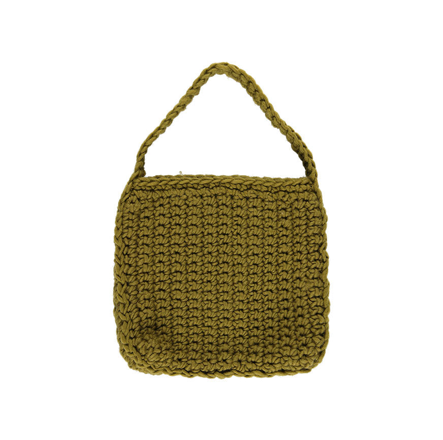 KIT DE CROCHET SAC SELMA VERT OLIVE