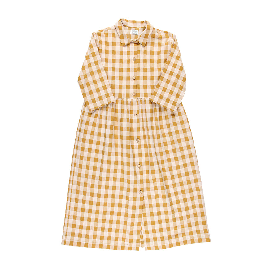 TELMA DRESS SEWING KIT CARAMEL CHECKS