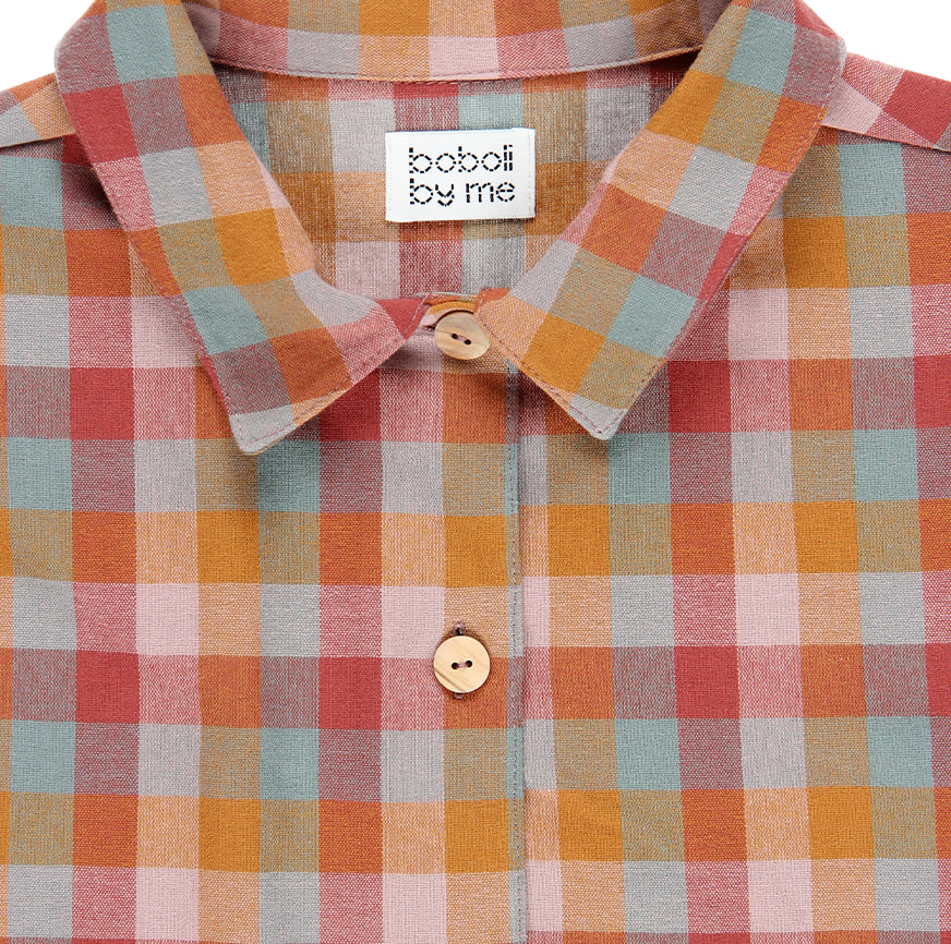 TELMA DRESS SEWING KIT MULTICOLOUR CHECKS