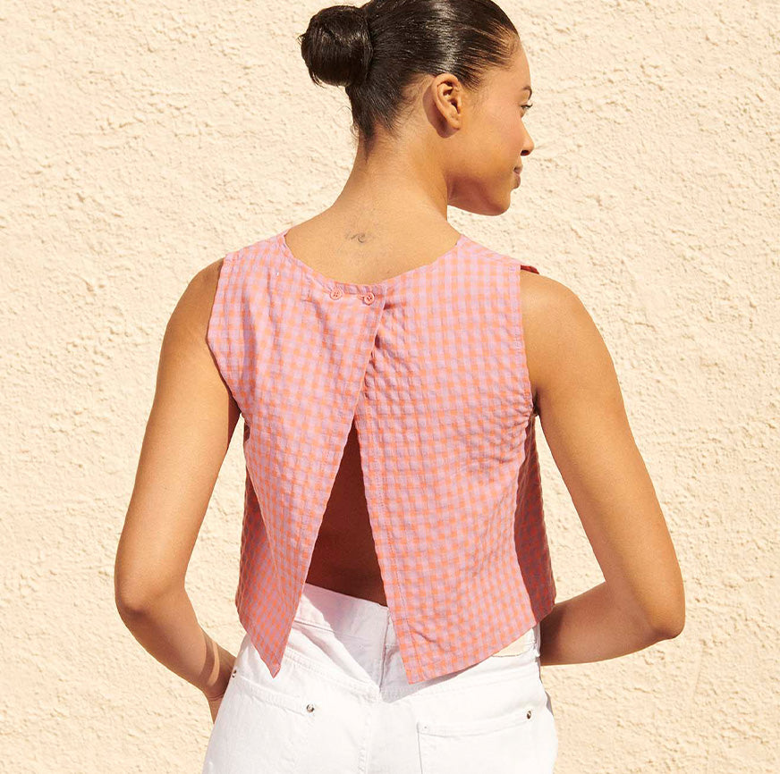 KIT COSTURA BLUSA TERESA ROSA Y MALVA