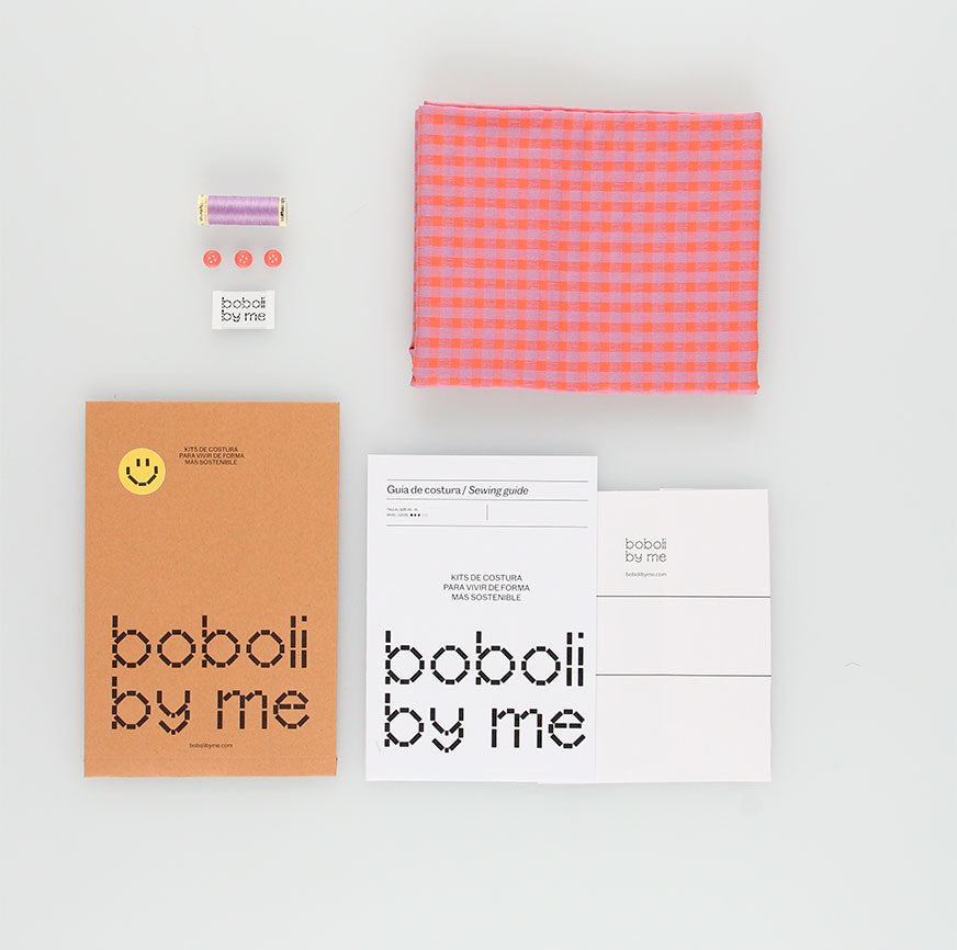 KIT COSTURA BLUSA TERESA ROSA Y MALVA