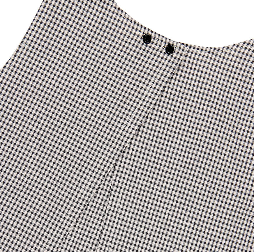 KIT COSTURA BLUSA TERESA MICRO VICHY NEGRO Y BLANCO