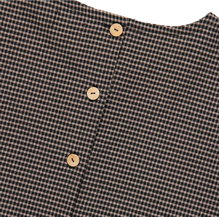 SEWING KIT TESSA DRESS BLACK STRIPED