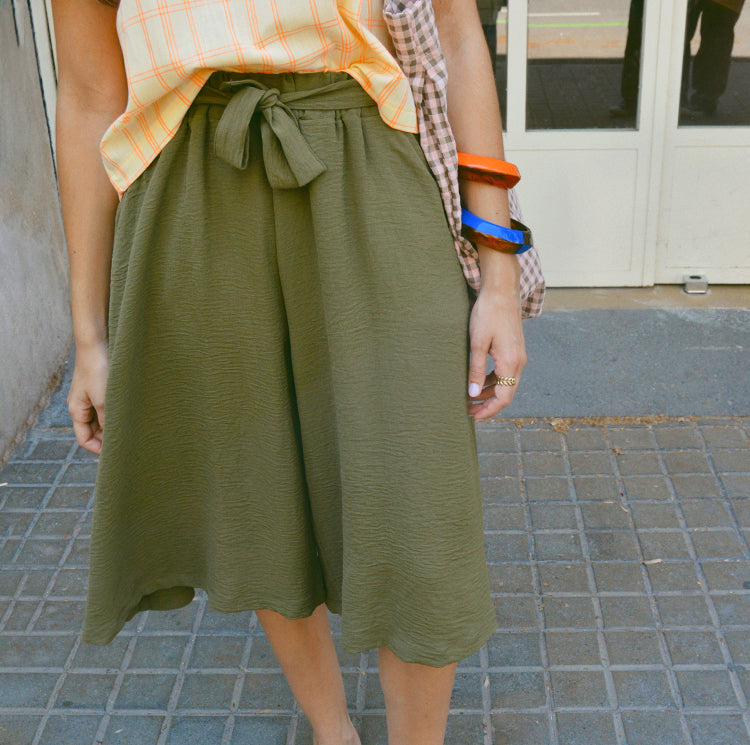 KHAKI LINEN PANTS SEWING KIT