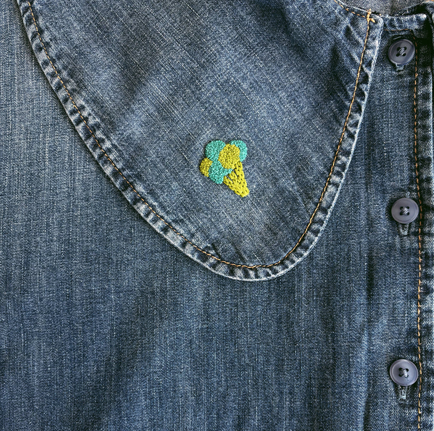 KIT DA RICAMO ORTO EDITION