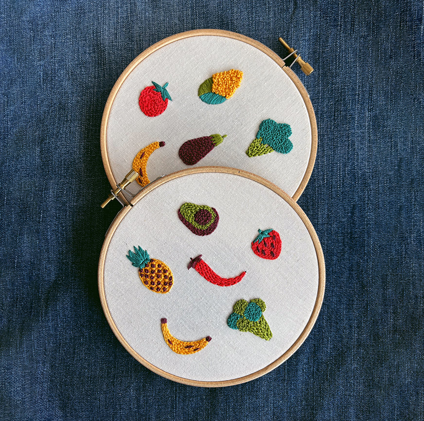 KIT DA RICAMO ORTO EDITION