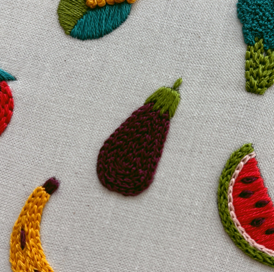 KIT DA RICAMO ORTO EDITION