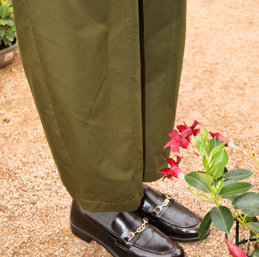 KIT DA CUCITO PANTALONI LENA VERDE AVOCADO