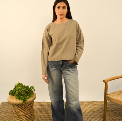 KIT DA CUCITO BLUSA GALA FARINA D&