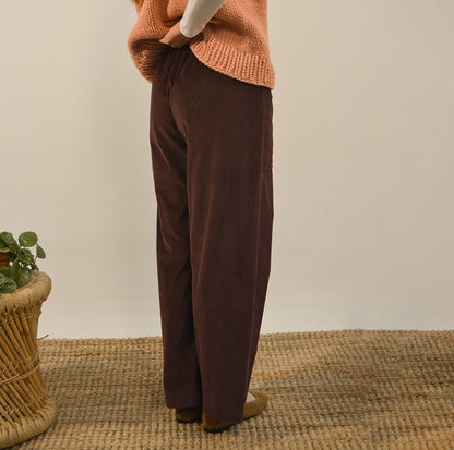 KIT COSTURA PANTALÓN CLARA PANA BERENJENA