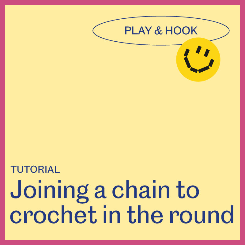 Load video: Joining a chain to crochet in the round: Start your circular projects seamlessly!