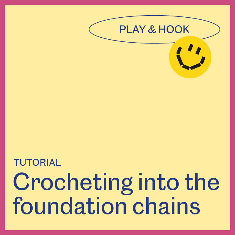 Load video: Crocheting into the foundation chain: Get a c﻿leaner, more professional edge!