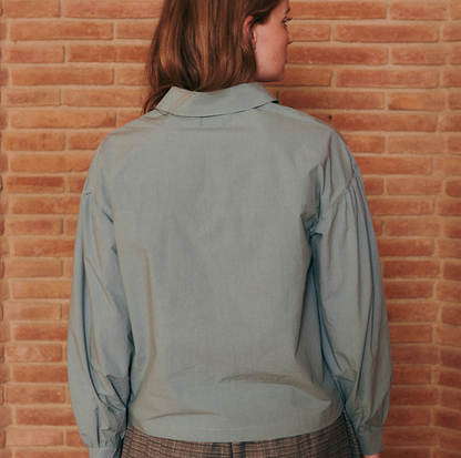 KIT DA CUCITO CAMICETTA TOVE BLU OCEANO