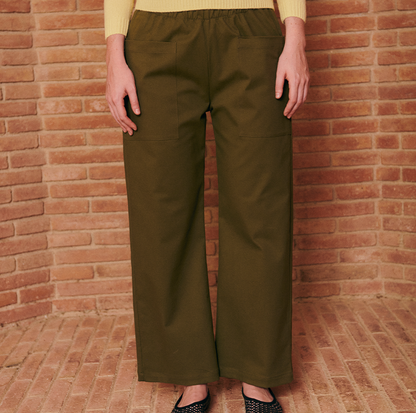 KIT CUCITO PANTALONI CLARA BEIGE
