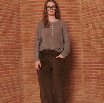 KIT COSTURA PANTALÓN CLARA PANA BRONCE