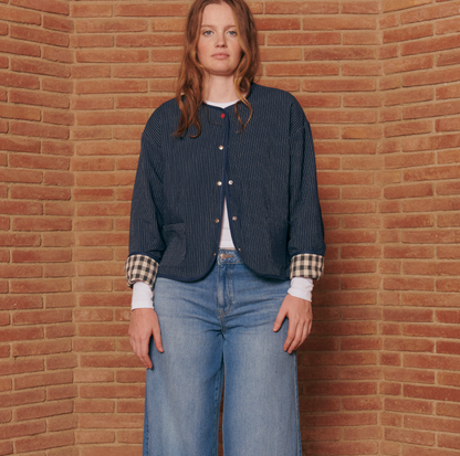 KIT CUCITO GIACCA JUNO NAVY