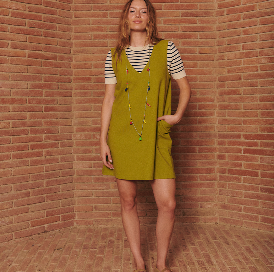 KIT DI CUCITO GILET MAIA VERDE ERBA