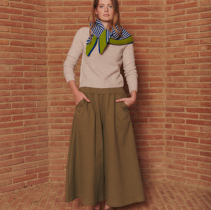 KIT DA CUCITO PANTALONI ZOEY KAKI
