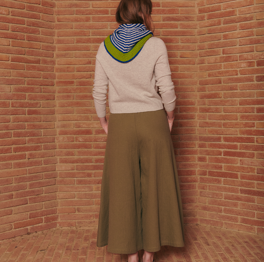 KIT DA CUCITO PANTALONI ZOEY KAKI