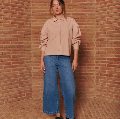 KIT DE COUTURE BLOUSE BLOUSE TOVE ROSE PÂLE
