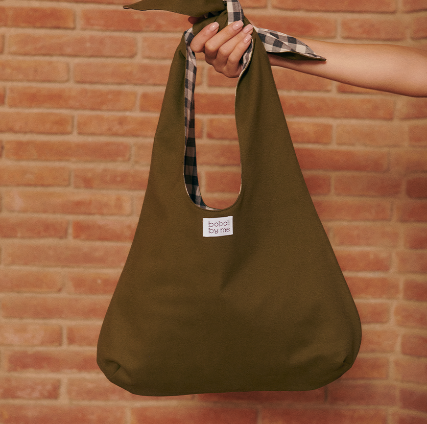 kit da cucito atenea borsa verde avocado