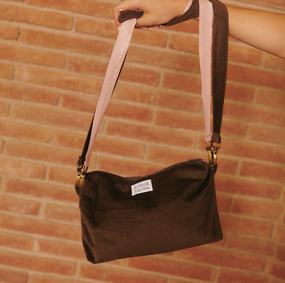 KIT DA CUCITO ANNIE BORSA IN VELLUTO A COSTE BRONZO