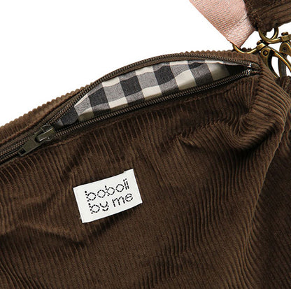 KIT DA CUCITO ANNIE BORSA IN VELLUTO A COSTE BRONZO