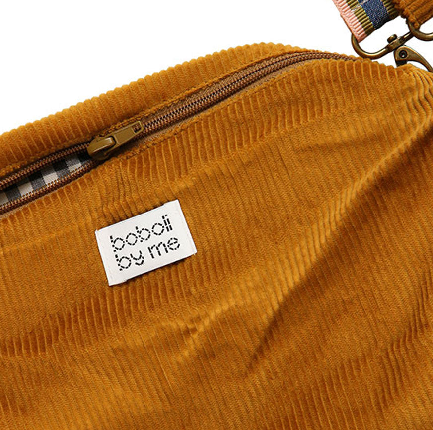 KIT DE COUTURE POUR LE SAC ANNIE EN VELOURS CÔTELÉ MOUTARDE