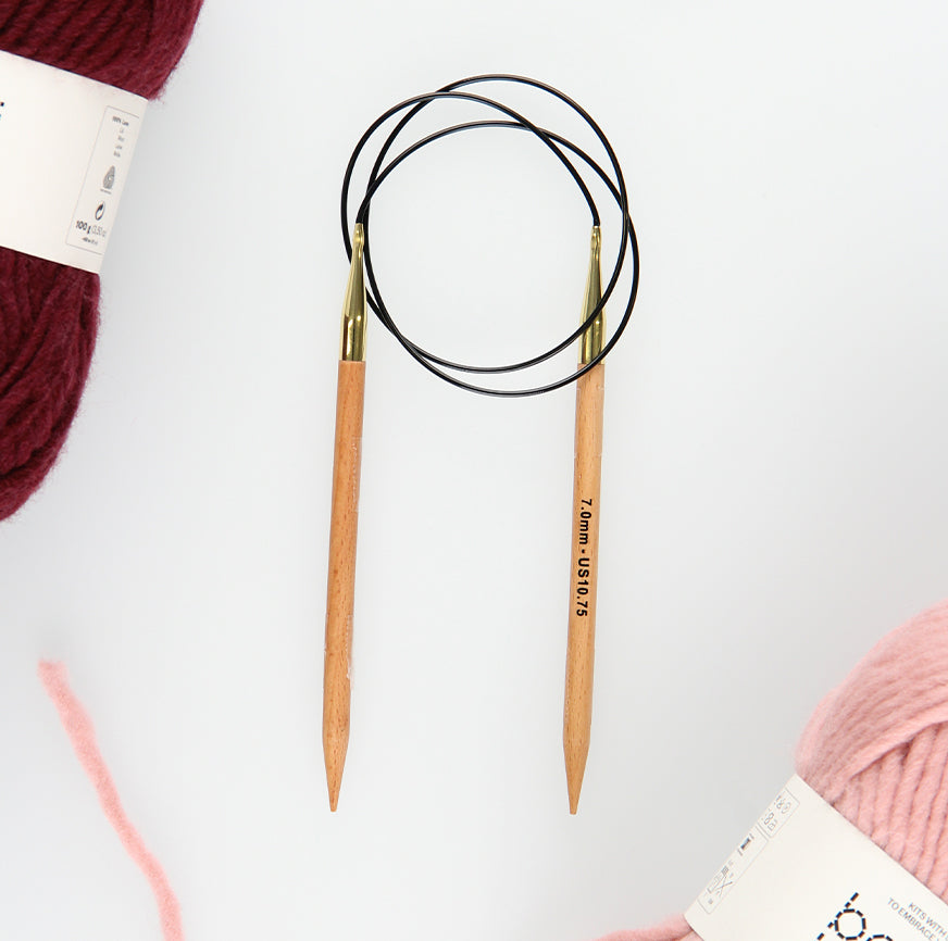 AIGUILLES CIRCULAIRES 7 mm / 80 cm