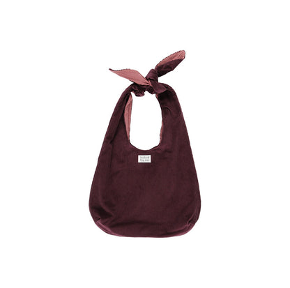 ATENEA SAC KIT DE COUTURE VELOURS CÔTELÉ AUBERGINE