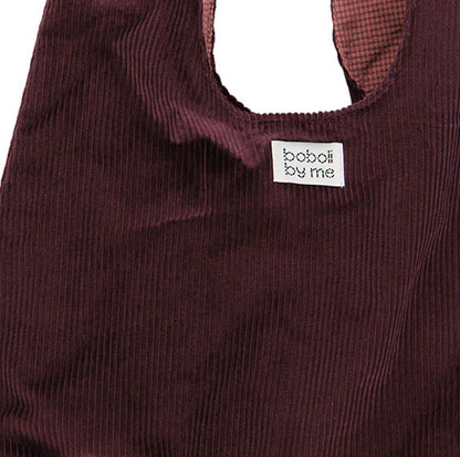 ATENEA SAC KIT DE COUTURE VELOURS CÔTELÉ AUBERGINE